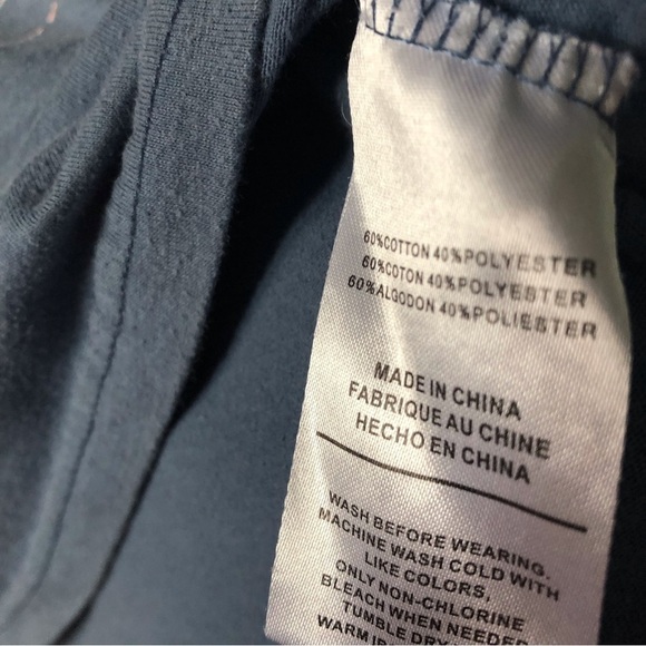 Retro video game blue short sleeve graphic tee in size L - Picture 6 of 8